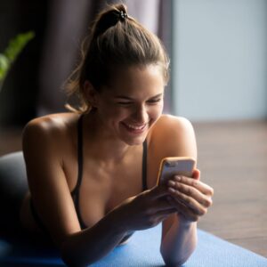 someone on their phone